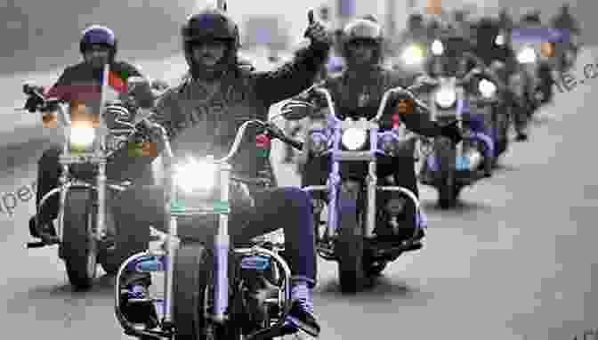 A Group Of People Riding Motorcycles On A Road In Cuba Chasing Che: A Motorcycle Journey In Search Of The Guevara Legend (Vintage Departures)