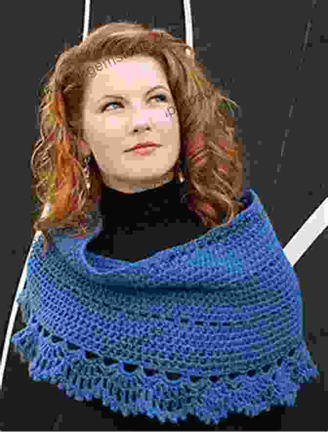 Crochet Cable Lace Cowl With Intricate Cables, Picot Edging, And Feminine Style Celtic Cable Crochet: 18 Crochet Patterns For Modern Cabled Garments Accessories