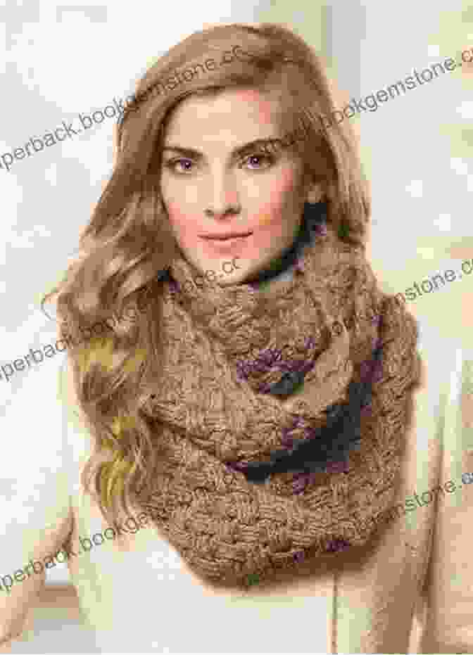 Crochet Infinity Cable Cowl With Twisted Cables And Soft Texture Celtic Cable Crochet: 18 Crochet Patterns For Modern Cabled Garments Accessories