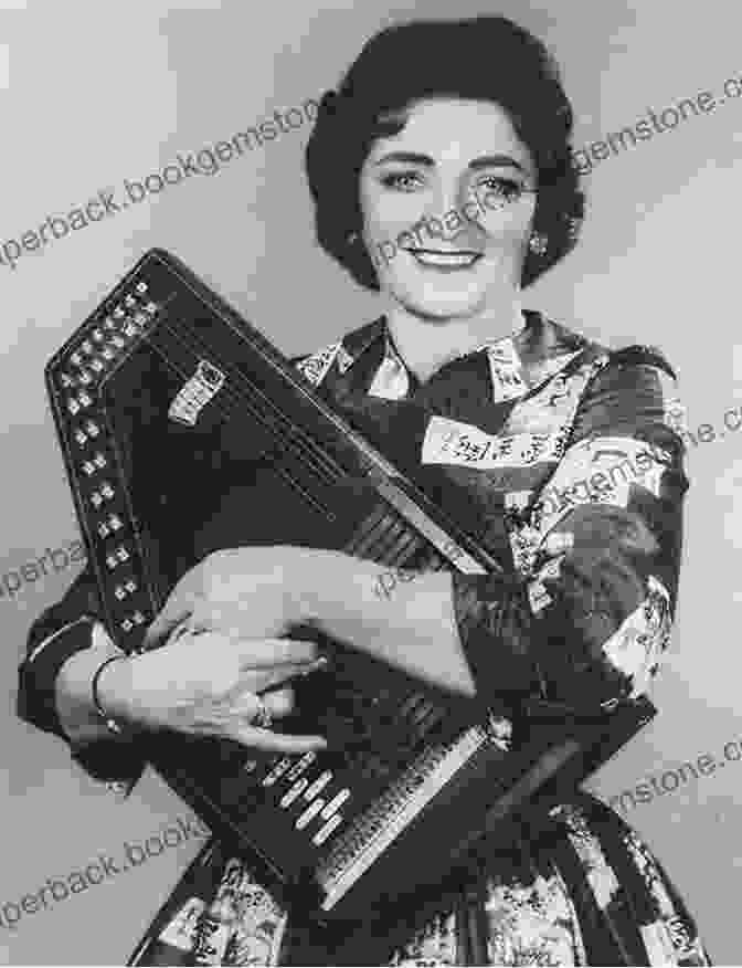 Maybelle Carter, The Matriarch Of The Carter Family, Demonstrating Her Renowned Autoharp Skills THE CARTERET FAMILY 2 B V Larson