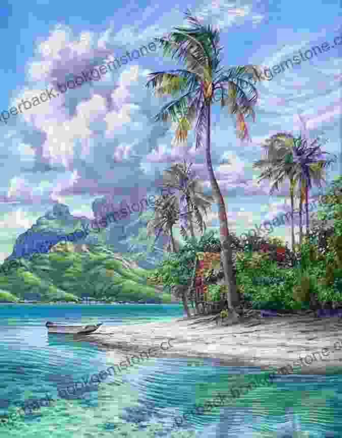 Noel Riley Fitch Painting In Polynesia, Surrounded By The Beauty Of The Islands. Polynesian Paradise Noel Riley Fitch