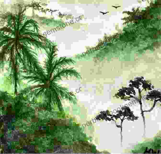 Painting The Jungle Trees Watercolor With Me In The Jungle